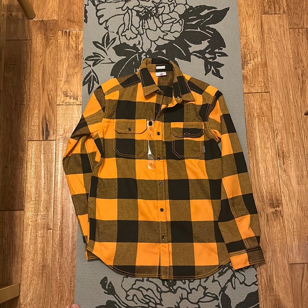 Orange Columbia Flannel